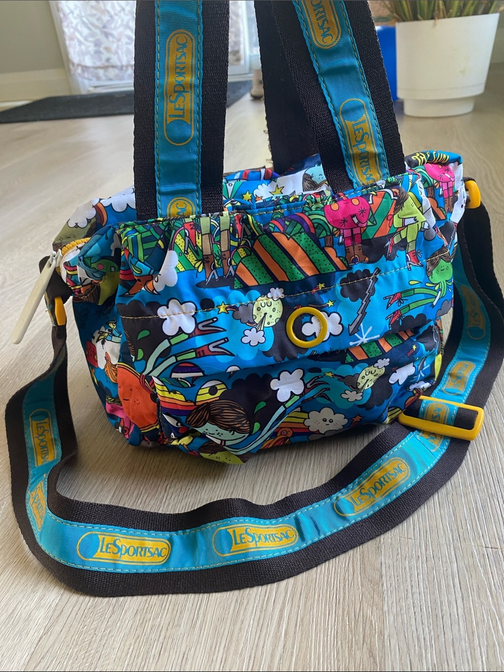 LeSportsac BFREE Merijn Hos Artist in Residence Y2K Mini Crossbody Bag no